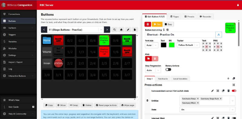 Companion Buttons Page