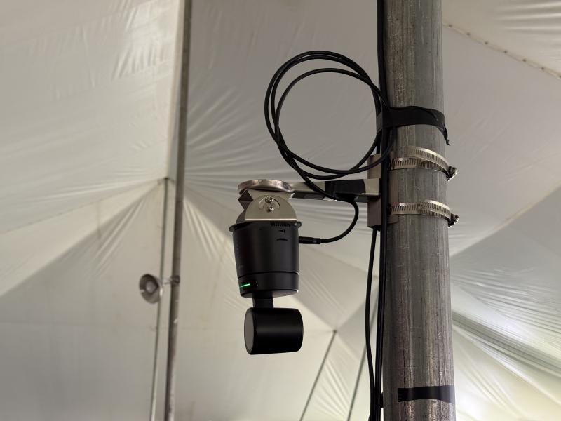 PTZ Camera on pole