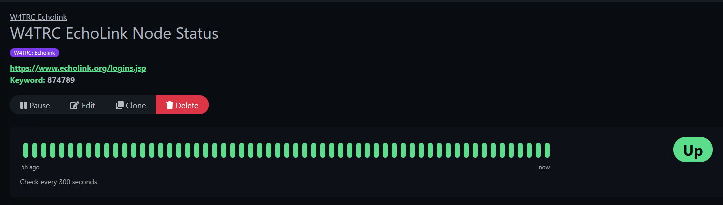 Uptime Kuma Radio Keyword Monitor